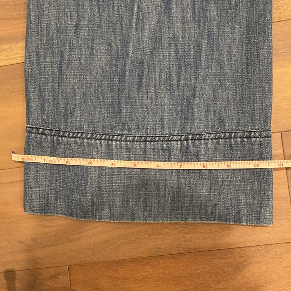 IROO soft denim Mid -rise wide leg - Picture 5 of 8